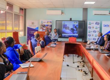 AVR Project Steering Committee (Inauguration) meeting of UICT  held on Friday August 23, 2024 in the Boardroom at the National ICT Innovation Hub.