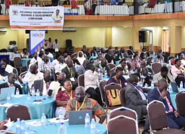 Teacher educators and stakeholders convened at the 4th Teacher Education Symposium, held on April 21–22, 2022, organized by the Ministry of Education and Sports. The symposium provided a platform to reflect on and share the critical role of teachers in addressing the impact of COVID-19 on the education sector.